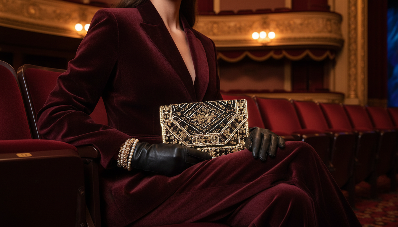 Black Beaded Boho Purse Clutch